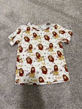Cece’s Bamboo Short Sleeve Top in Lion King Print